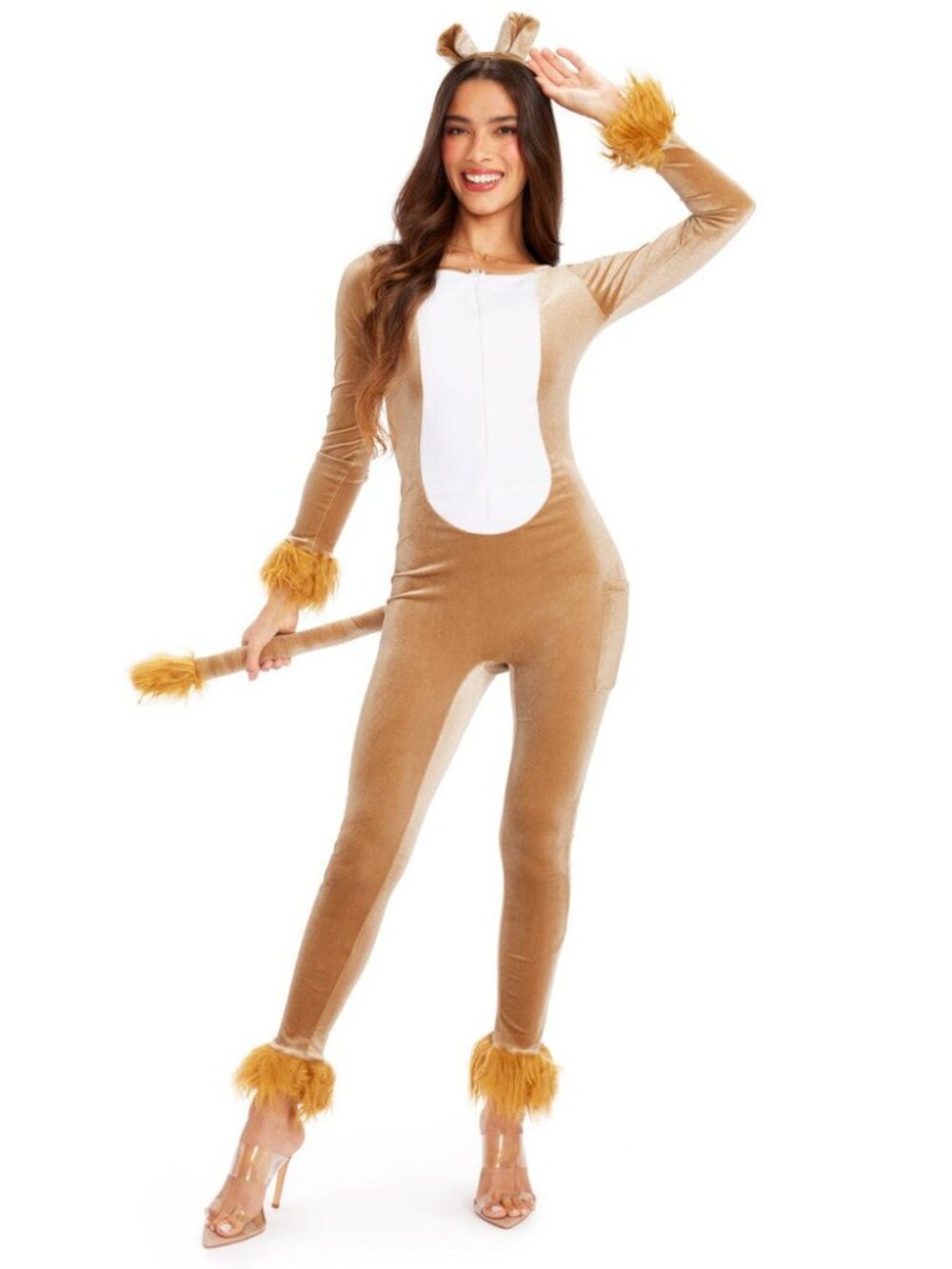 Tipsy Elves Lion Womens XL Halloween Costumes Coplay Bodysuit